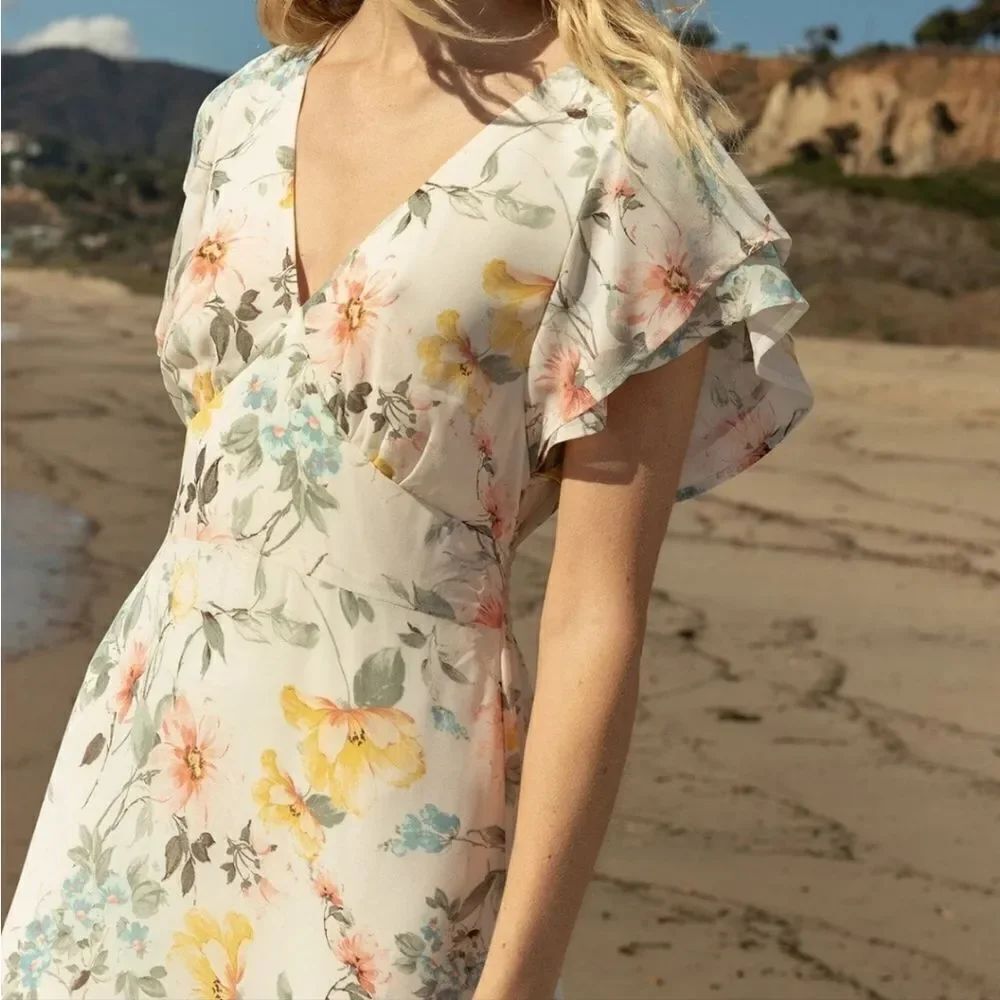 Lovestich Rowan Maxi Dress. Cottagecore, Ethereal, Tomato Girl, Romcom